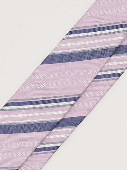 日本製 シルクストライプ柄 レギュラータイ 8.0cm幅