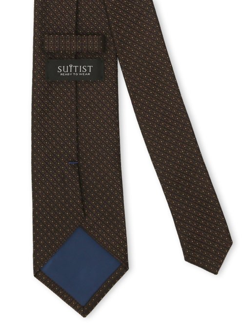 日本製 シルクマイクロ柄 レギュラータイ 8.0cm幅