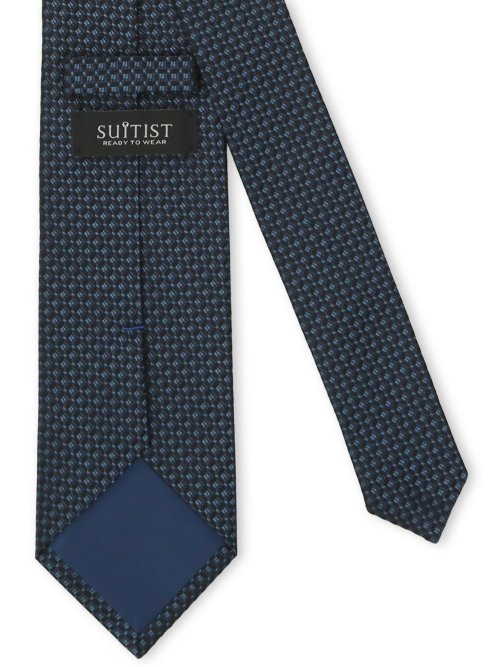 日本製 シルクマイクロ柄 レギュラータイ 8.0cm幅