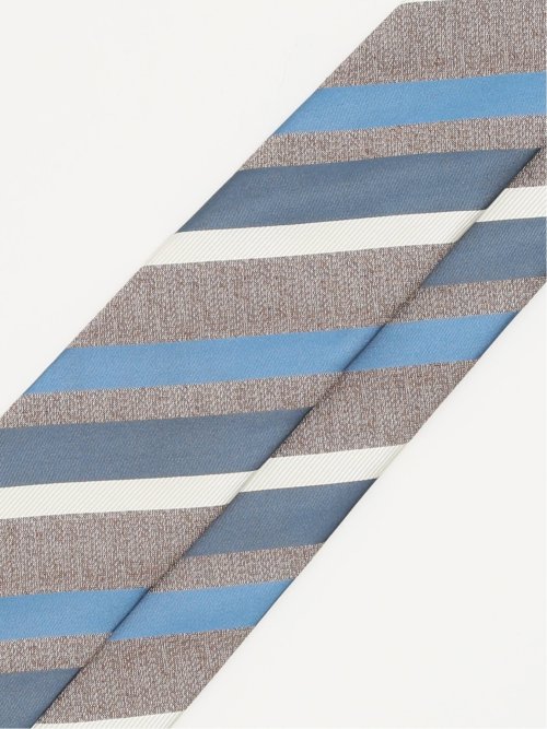 日本製 シルクストライプ柄 レギュラータイ 8.0cm幅