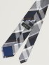 日本製 シルクチェック柄 レギュラータイ 8.0cm幅