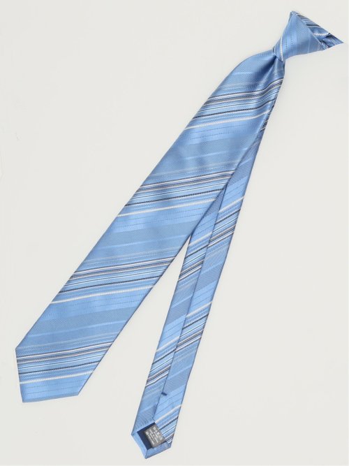 日本製 シルクストライプ柄 レギュラータイ 8.0cm幅