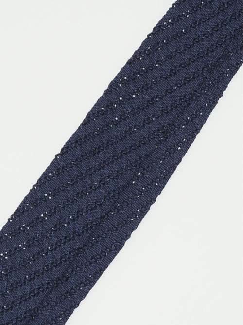 日本製ニット ストライプ ナロータイ 6.5cm幅