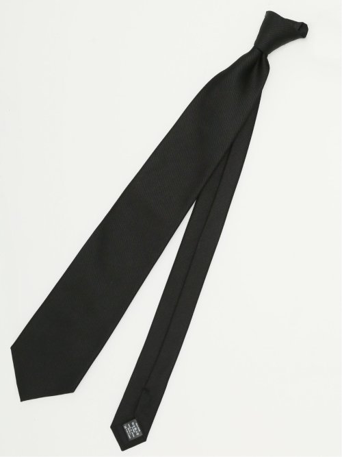 【大きいサイズ】スーティスト/SUITIST シルク フォーマルネクタイ 8.5cm幅 黒繻子