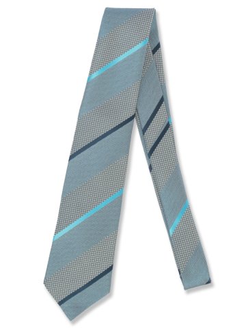 【大きいサイズ】アレキサンダージュリアン/ALEXANDER JULIAN 日本製 シルクストライプ柄 レギュラータイ 8.5cm幅
