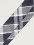 【大きいサイズ】スーティスト/SUITIST 日本製 シルクチェック柄 レギュラータイ 8.5cm幅