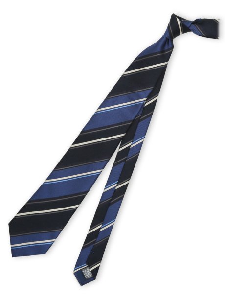 【大きいサイズ】スーティスト/SUITIST 日本製 シルクストライプ柄 レギュラータイ 8.5cm幅