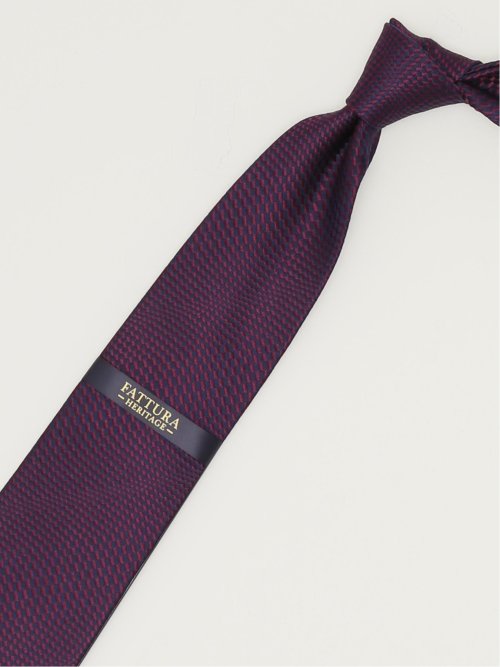 ファットゥーラ/FATTURA シルク撥水加工 レギュラータイ 8.0cm幅