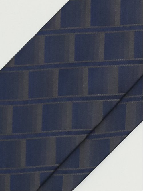 ネクタイ メンズ ビジネス 撥水 シルク レギュラー 8.0cm幅 ファットゥーラ/FATTURA ブロック グラデーション 無地