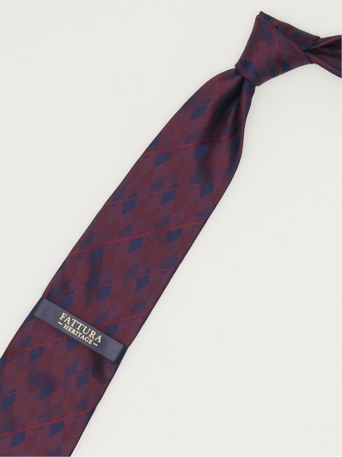 ファットゥーラ/FATTURA シルク撥水加工 レギュラータイ 8.0cm幅