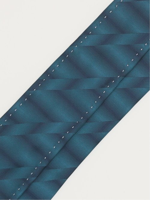 ファットゥーラ/FATTURA シルクソリッド ハンドステッチ レギュラータイ 8.0cm幅