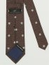 ネクタイ メンズ ビジネス 撥水 シルク レギュラー 8.0cm幅 ファットゥーラ/FATTURA ドット柄