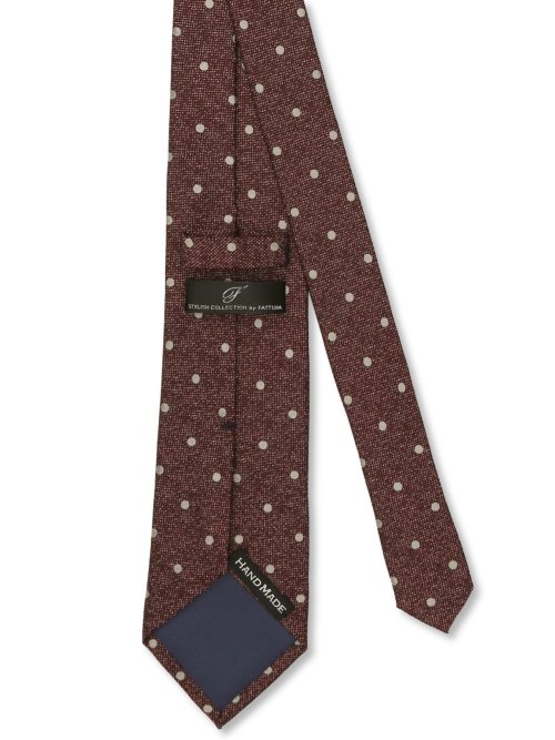 ファットゥーラ/FATTURA シルク撥水加工 レギュラータイ 8.0cm幅