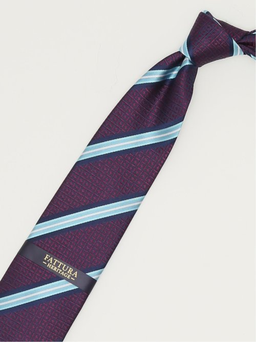 ファットゥーラ/FATTURA シルク撥水加工 レギュラータイ 8.0cm幅