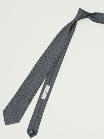ネクタイ メンズ ビジネス ステッチ レギュラー 7.5cm幅 ファットゥーラ/FATTURA 小紋 無地 ソリッド