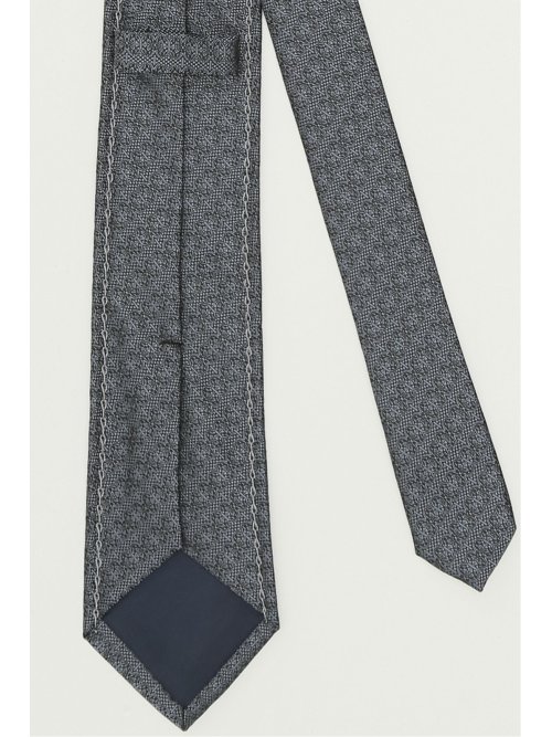 ネクタイ メンズ ビジネス ステッチ レギュラー 7.5cm幅 ファットゥーラ/FATTURA 小紋 無地 ソリッド