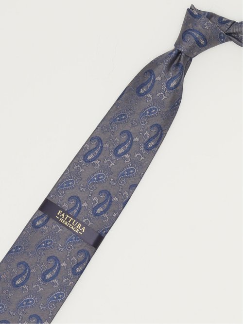 ファットゥーラ/FATTURA シルク撥水加工 レギュラータイ 8.0cm幅