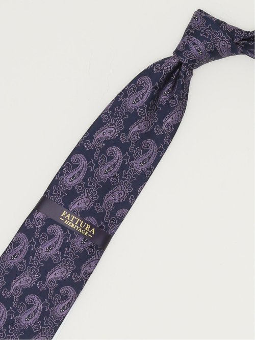 ファットゥーラ/FATTURA シルク撥水加工 レギュラータイ 8.0cm幅