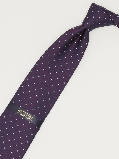 ファットゥーラ/FATTURA シルク撥水加工 レギュラータイ 8.0cm幅