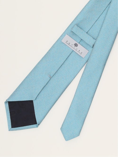 ファットゥーラ/FATTURA シルクソリッド ハンドステッチ レギュラータイ 8.0cm幅