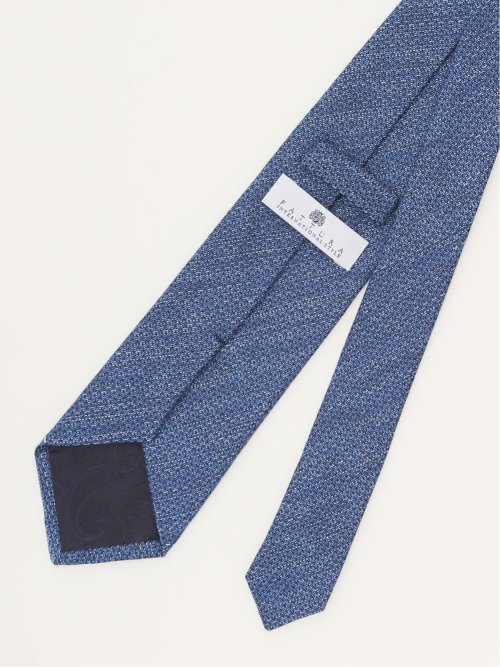 ファットゥーラ/FATTURA シルクソリッド ハンドステッチ レギュラータイ 8.0cm幅