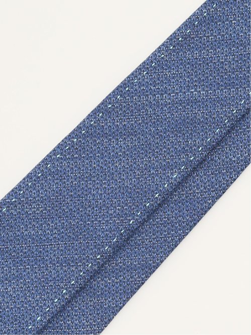 ファットゥーラ/FATTURA シルクソリッド ハンドステッチ レギュラータイ 8.0cm幅