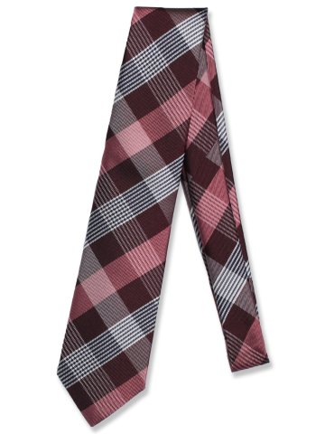 日本製 シルクチェック柄 レギュラータイ 8.0cm幅