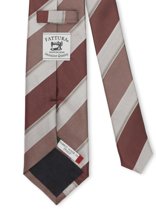 【大きいサイズ】ファットゥーラ/FATTURA シルクイタリア生地 レギュラータイ 8.5cm幅