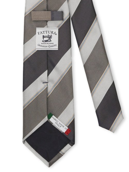 【大きいサイズ】ファットゥーラ/FATTURA シルクイタリア生地 レギュラータイ 8.5cm幅