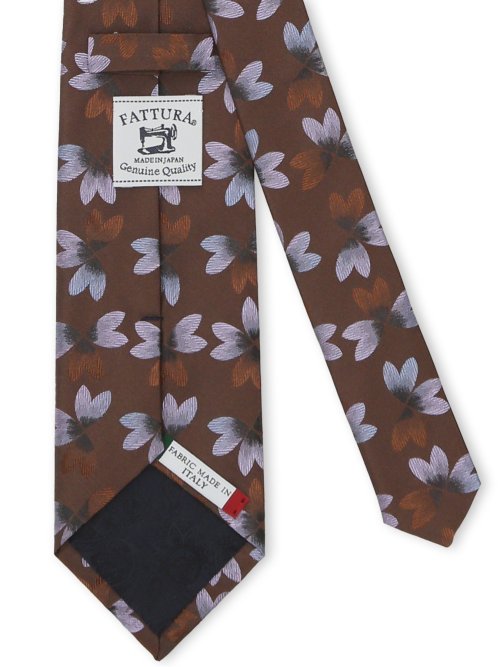 【大きいサイズ】ファットゥーラ/FATTURA シルクイタリア生地 レギュラータイ 8.5cm幅
