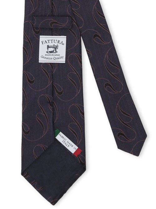 【大きいサイズ】ファットゥーラ/FATTURA シルクイタリア生地 レギュラータイ 8.5cm幅