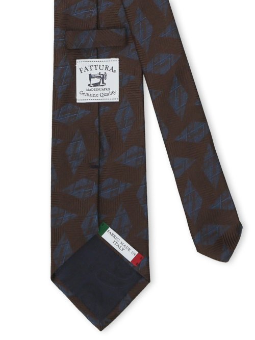 【大きいサイズ】ファットゥーラ/FATTURA シルクイタリア生地 レギュラータイ 8.5cm幅