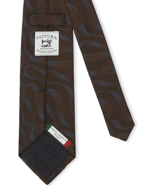 【大きいサイズ】ファットゥーラ/FATTURA シルクイタリア生地 レギュラータイ 8.5cm幅