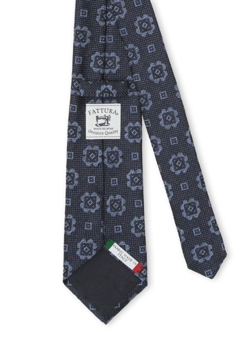 【大きいサイズ】ファットゥーラ/FATTURA 三者混イタリア生地 レギュラータイ 8.5cm幅