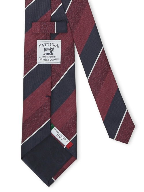 【大きいサイズ】ファットゥーラ/FATTURA シルクイタリア生地 レギュラータイ 8.5cm幅