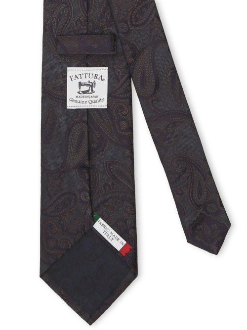 【大きいサイズ】ファットゥーラ/FATTURA シルクイタリア生地 レギュラータイ 8.5cm幅