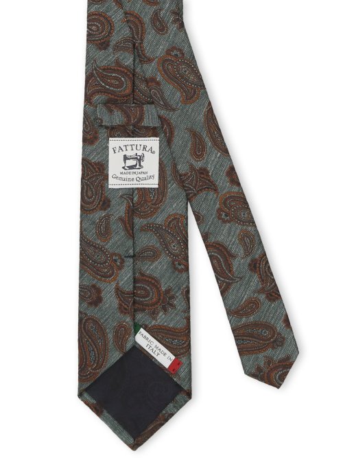 ファットゥーラ/FATTURA シルクイタリア生地 レギュラータイ 8.0cm幅