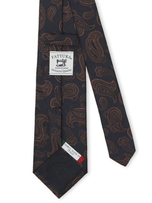 ファットゥーラ/FATTURA シルクイタリア生地 レギュラータイ 8.0cm幅