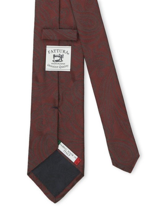 ファットゥーラ/FATTURA シルクイタリア生地 レギュラータイ 8.0cm幅