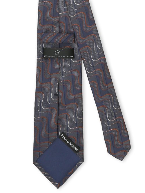 ファットゥーラ/FATTURA シルク撥水加工 レギュラータイ 8.0cm幅