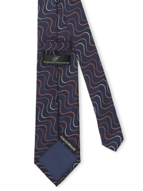 ファットゥーラ/FATTURA シルク撥水加工 レギュラータイ 8.0cm幅