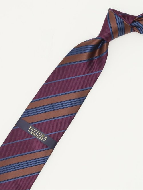 ファットゥーラ/FATTURA シルク撥水加工 レギュラータイ 8.0cm幅