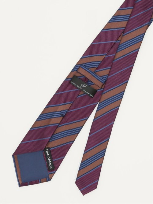 ファットゥーラ/FATTURA シルク撥水加工 レギュラータイ 8.0cm幅