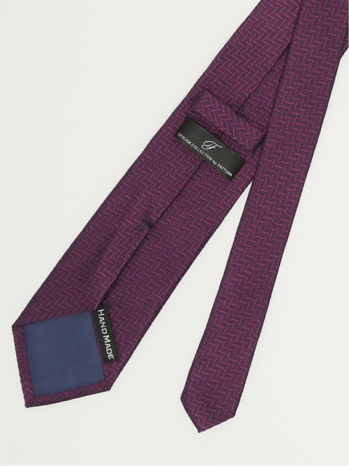 ファットゥーラ/FATTURA シルク撥水加工 レギュラータイ 8.0cm幅