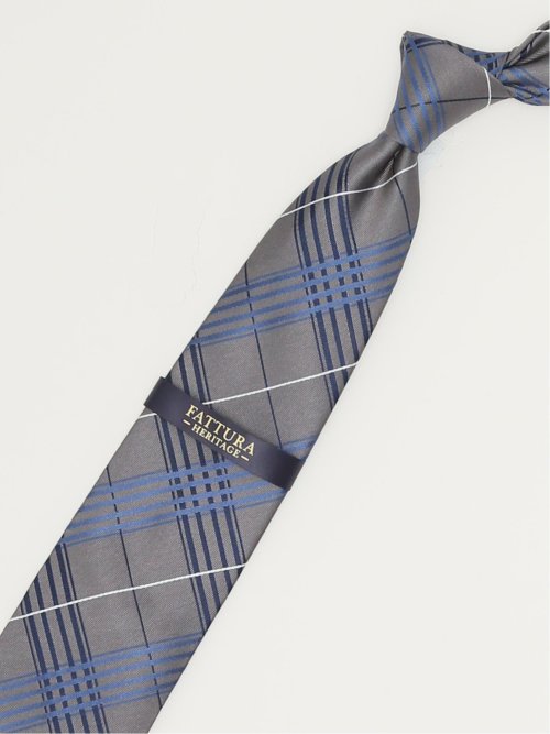 ファットゥーラ/FATTURA シルク撥水加工 レギュラータイ 8.0cm幅