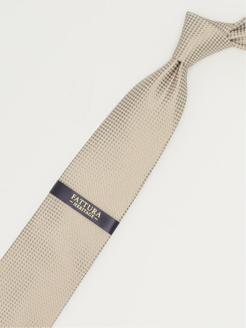 ファットゥーラ/FATTURA シルク撥水加工 レギュラータイ 8.0cm幅