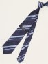 SUITIST×FAIRFAX シルクストライプ柄 レギュラータイ 8.0cm幅