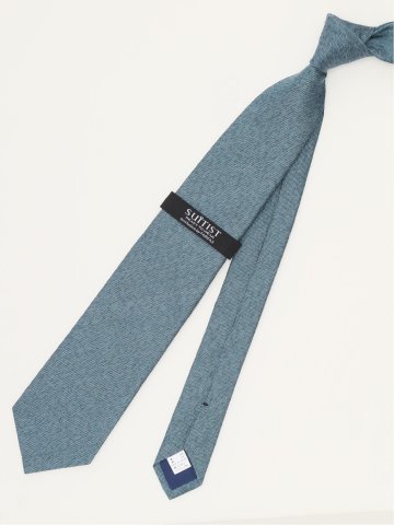 SUITIST×FAIRFAX シルクリネン ソリッド レギュラータイ 8.0cm幅