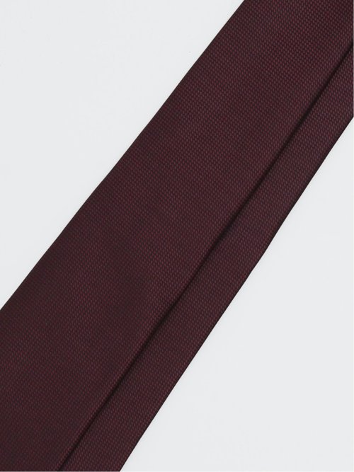 TAKA-Q×FAIRFAX シルクソリッド レギュラータイ 8.0cm幅