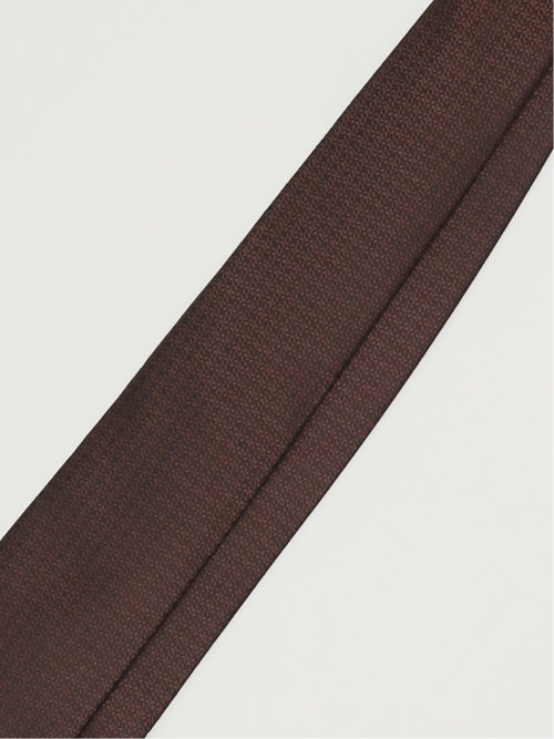 TAKA-Q×FAIRFAX シルクソリッド レギュラータイ 8.0cm幅